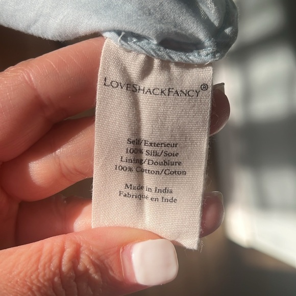 Loveshackfancy - Ruby silk crepe mini dress- Size XS - Picture 17 of 17